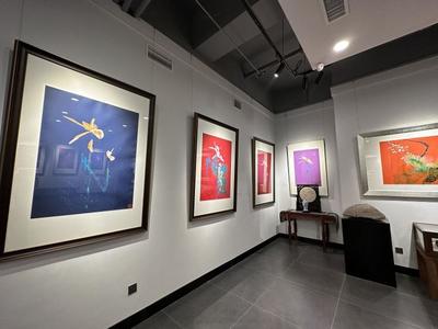 "缤纷至善--袁海龙纸板绘画艺术沙龙展"在济南开幕