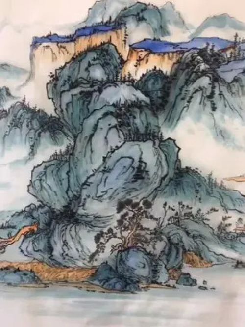 原创 绘画 画画 手绘 每日一画 艺术 传统文化 画画使我快乐 想画就画 手艺人 泼彩山水 匠心制作